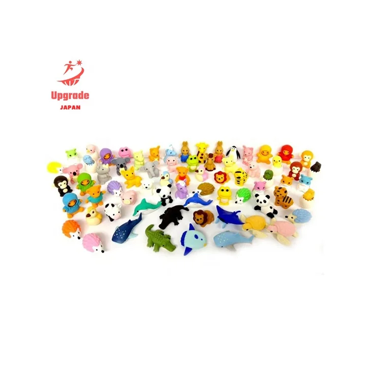 High Quality Anime Animal Food Sushi Japanese Plastic Cheap White Cost Eraser