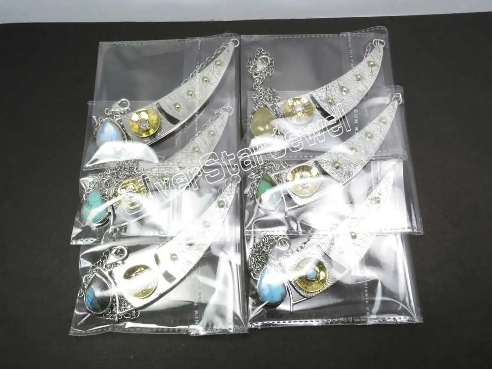 SilverStarJewel Sterling Silver Real Gemstone Jewellery Shop Necklaces Fashion Jewelry Online Non Tarnish Wholesale By Gram