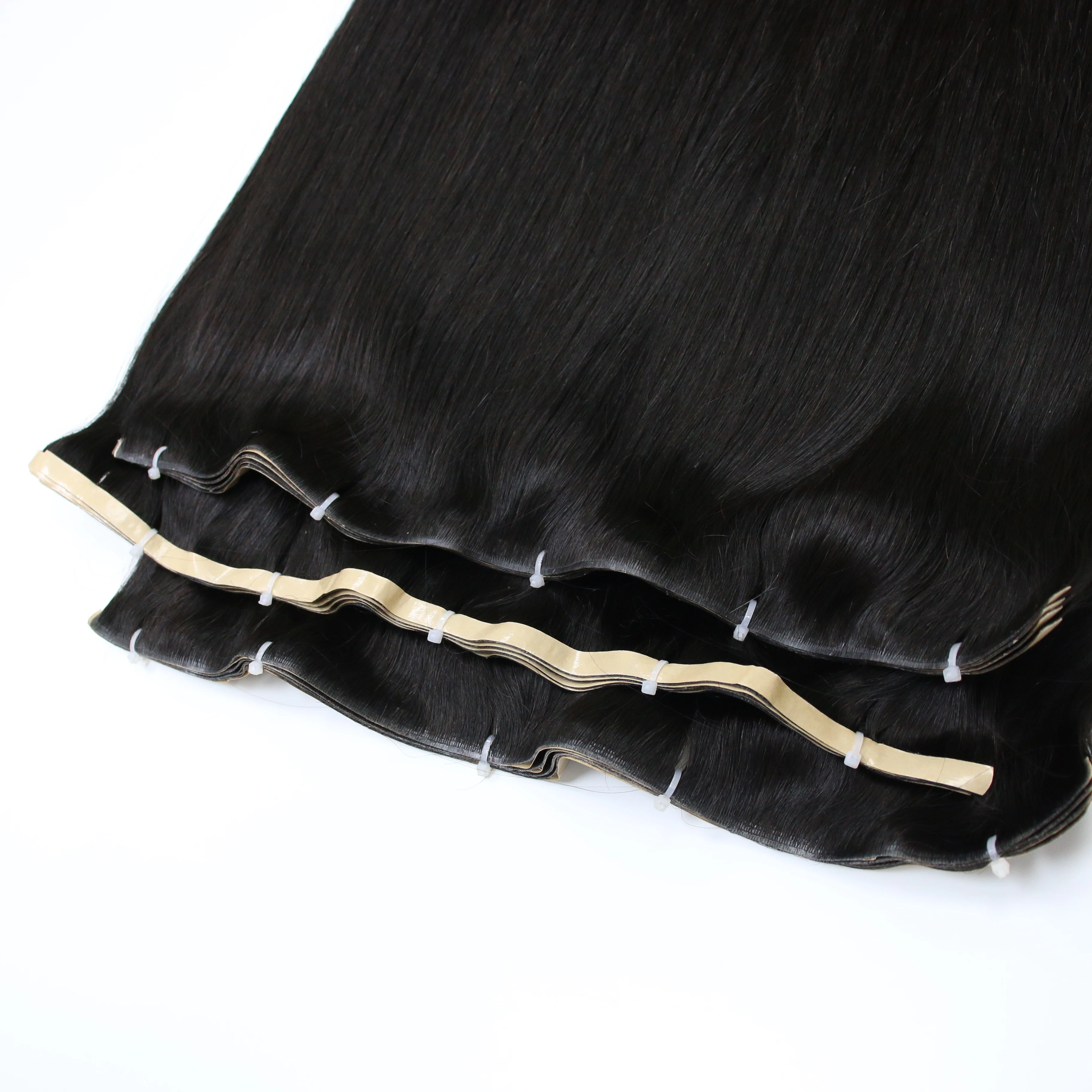 Invisible Tape  Vietnam raw hair extensions vendor 100% one donor hair Vietnamese remy extension