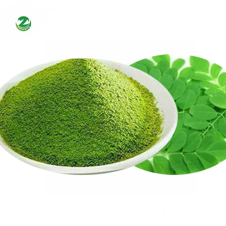 Заводская поставка высококачественный экстракт листьев Моринги органический порошок алкалоид сапонин