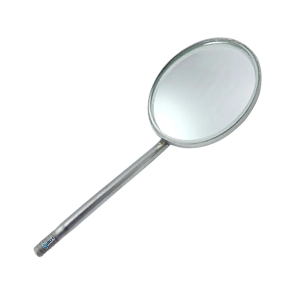Dental Inspection Mirrors Natural Glass Mouth Mirror #5 Dentist Stainless Steel Oral Use  Hygienist Orthodontic