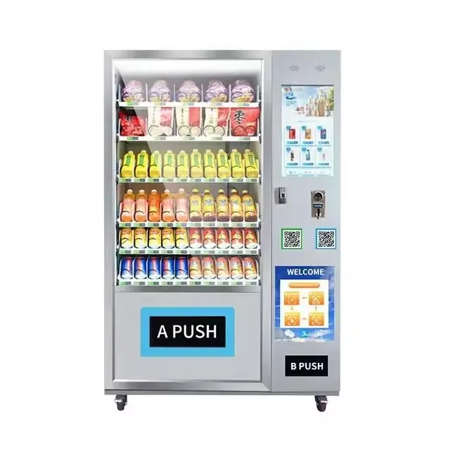 cheap price snack vending machine for foods and drinks for sale
