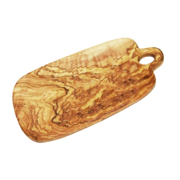 Wholesale custom olive wood chopping cutting board blocks with hole. 100% Handmade Kitchen Board.