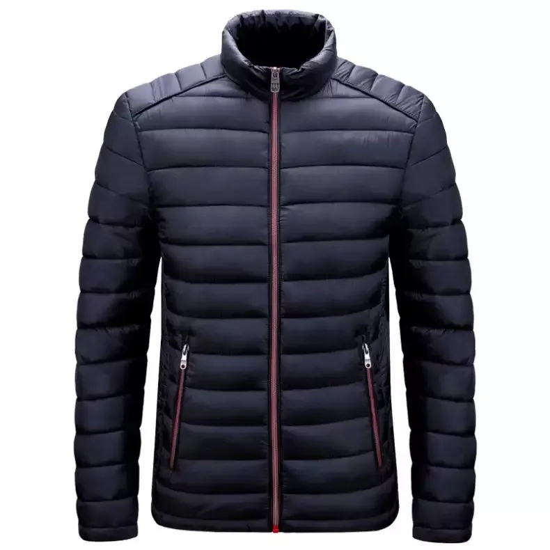 Wholesale Top Quality Custom Logo Nylon Winter Quilted Jacket Bubble Coat Men Puffer Jacket New Design