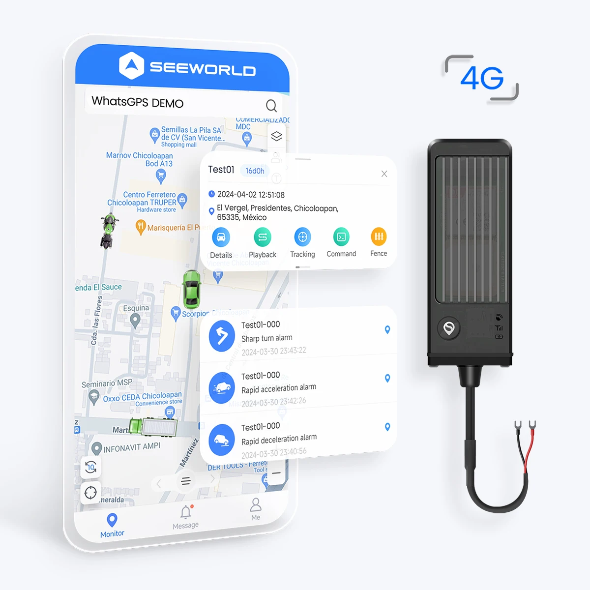 Rugged GPS IOT Trackers with Platform System GPS Tracker for Motorcycle OEM 4G Price