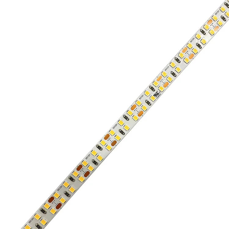 LED Manufacturer Double rows 240leds/m DC 12v 10mm width  2835 led strip for indoor lighting