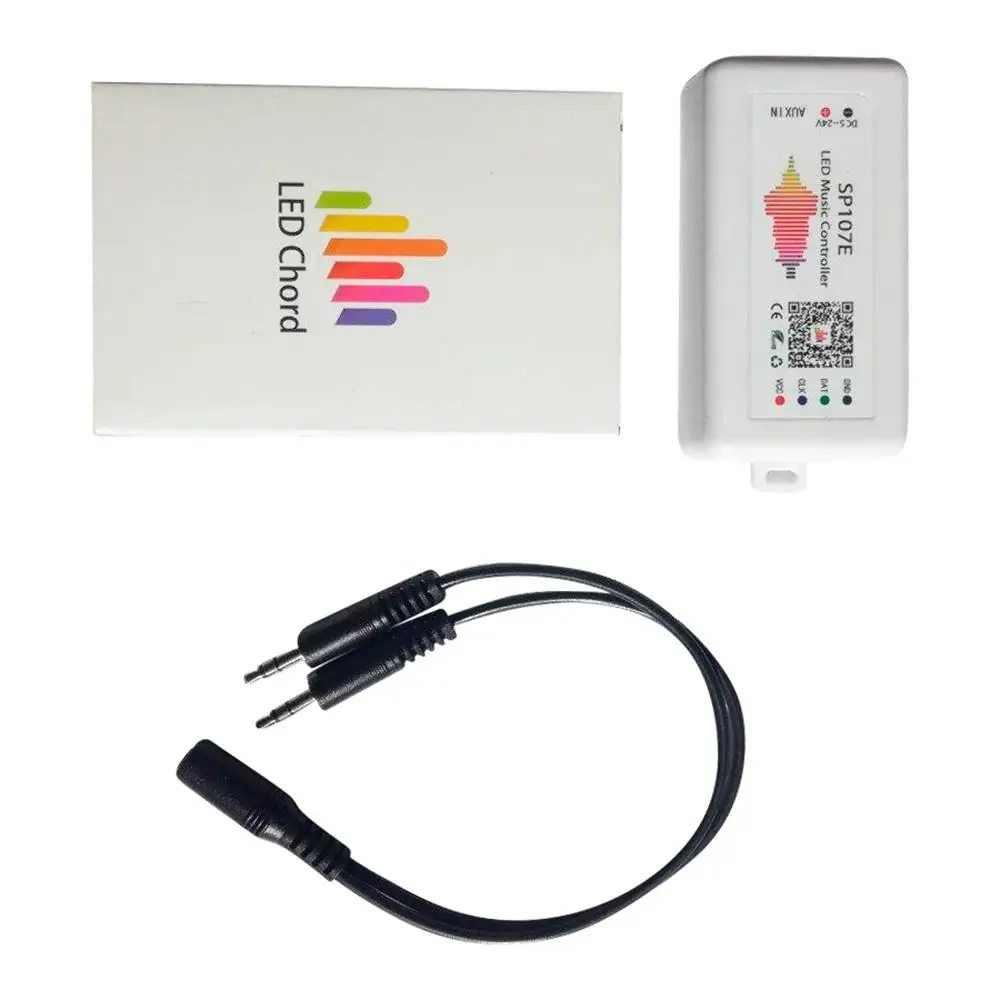 Bluetooth SP107e музыкальный контроллер с аудио режимами 960px адресная лента 5V-24V светодиодный диммер пульт дистанционного управления RF соединение 12V Напряжение