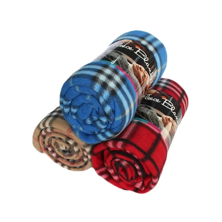 Indian Supplier Manufacturer Of Portable Designer Hotel Home Use Blanket Classic Design New Fashion Knitted Polar Fleece Blanket