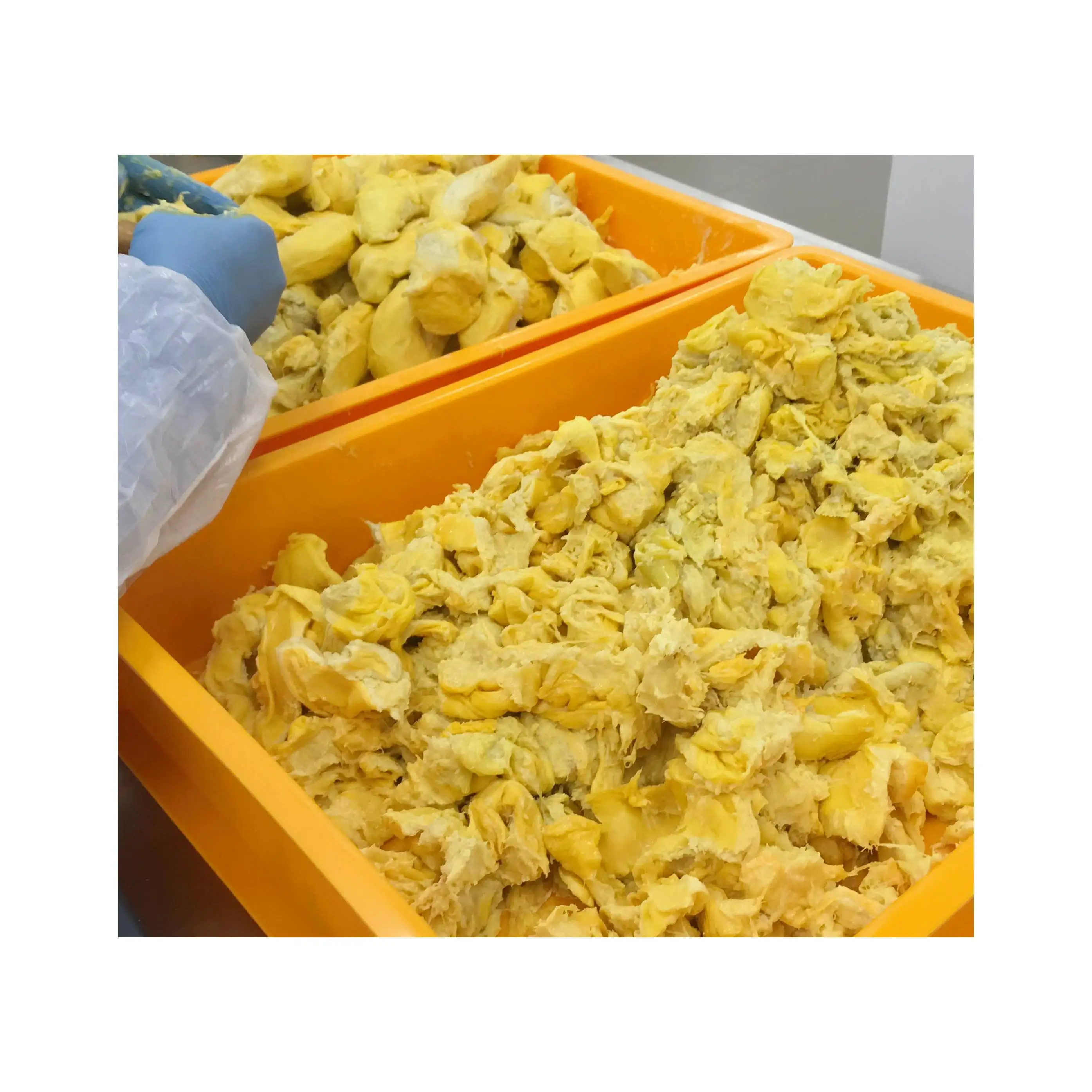 Top Seller Cheapest Price Durian Paste Block Shape 24 Months Long Shelf Life 100% Pure With Unique Vacuum Packaging Design