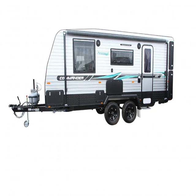Towable Tiny Motorhome RV Camper Trailer Mobile Car Trailer for Camping and Travel Mobile House Street Caravan Camper Trailer