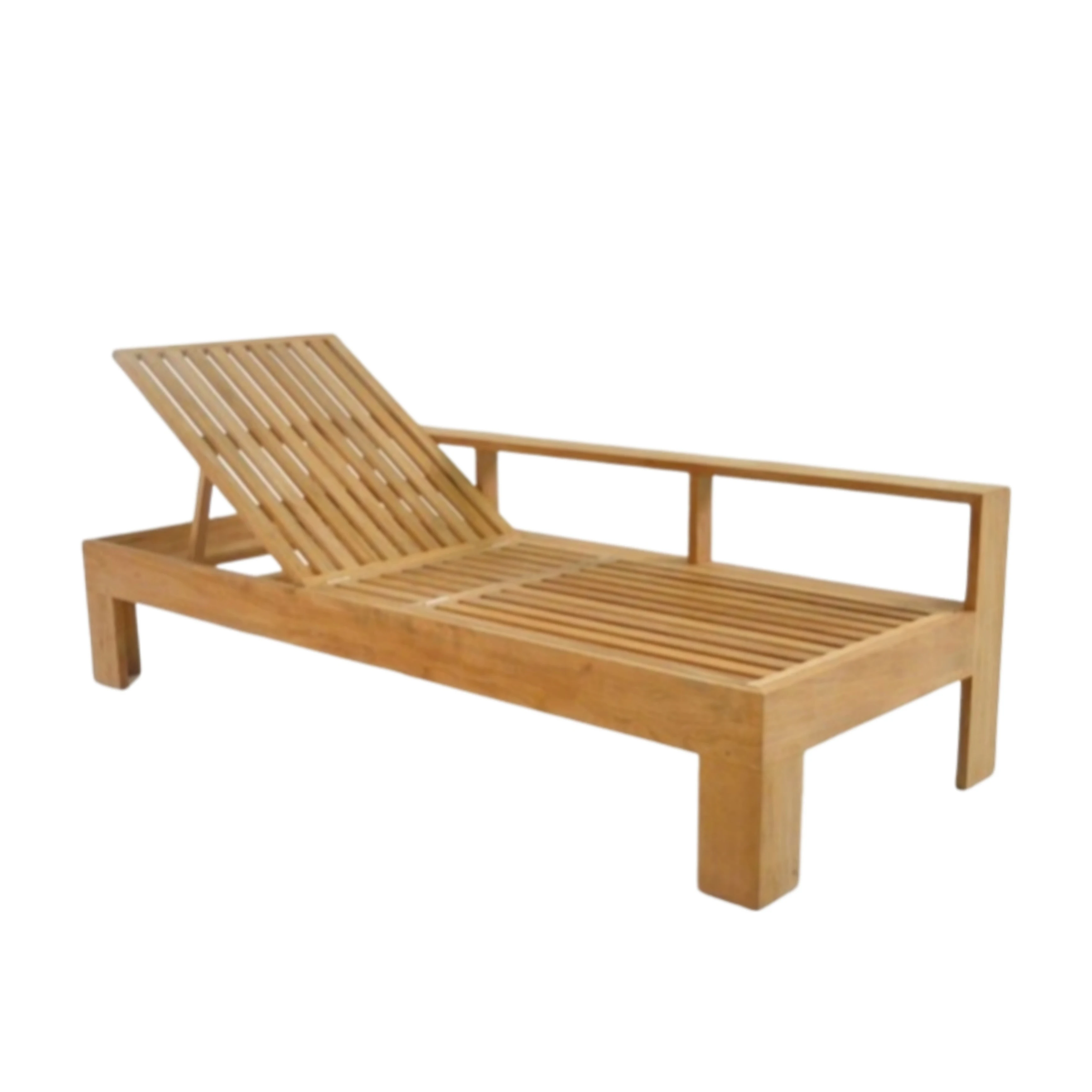 Havana Lounger Teak Wooden Lounger Garden Outdoor Patio chairs to relax in hotels and beaches