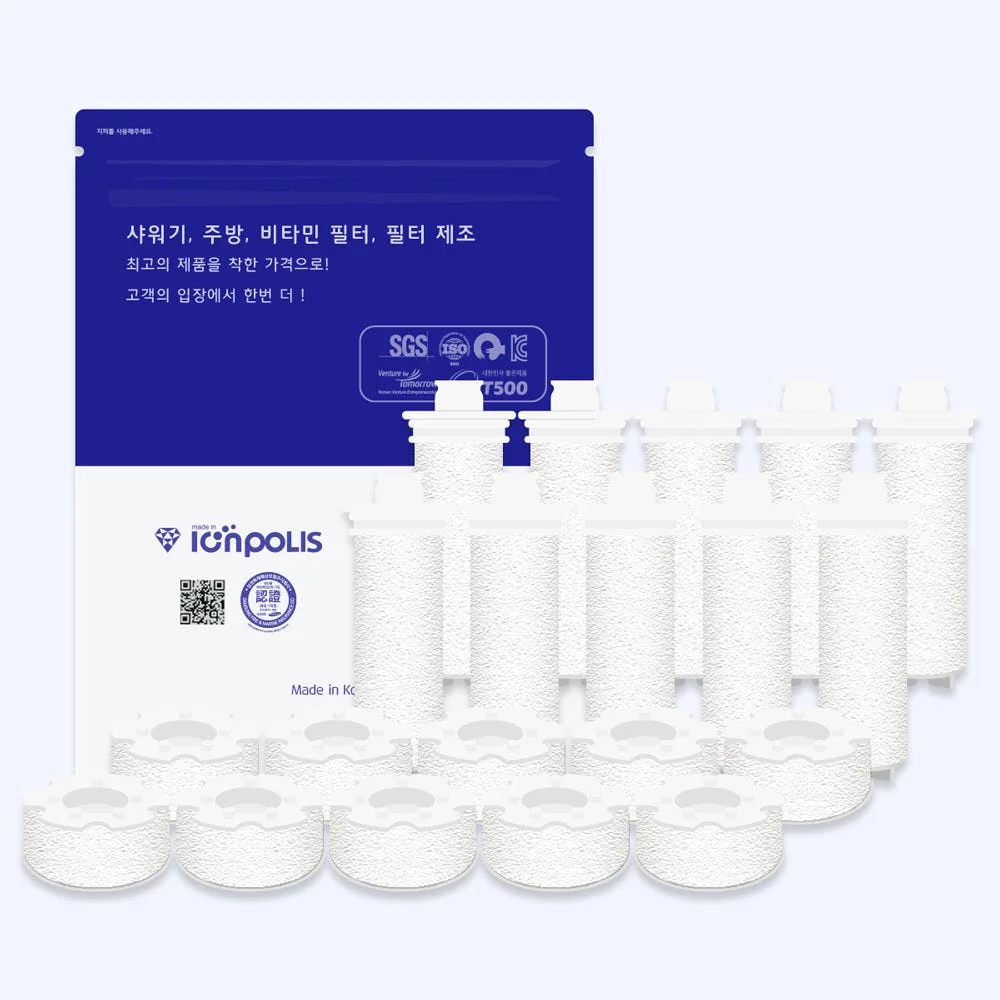 K-Beauty Premium Direct Manual Plastic Water Filter Household Ionpolis Bodyluv Kitchen Faucet Compatible with Wash Basins