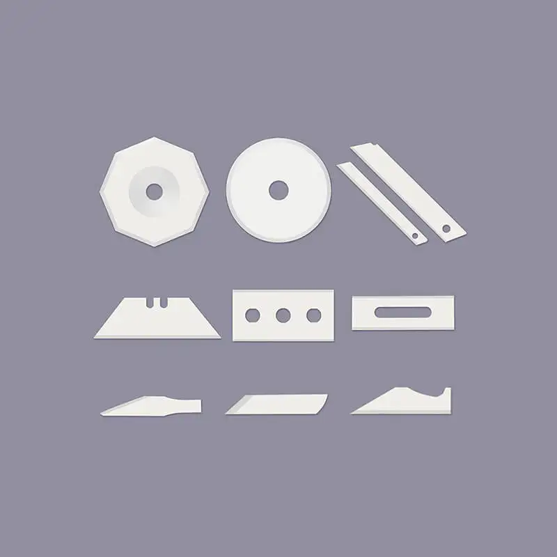 Ceramic Blades Trapezoid Ceramic Blade Cutter Saw Blade Ceramic Box Cutter Utility Knife