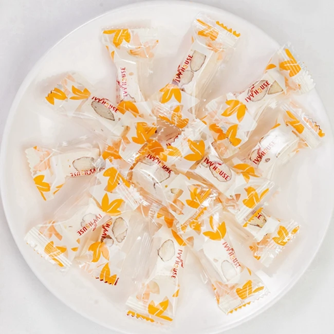 Factory Direct Sales Nougat Crisp Honey Nut Milk Desert Biscuit Mandorlato Candy