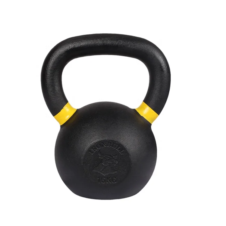Powder coated kettlebell set cast iron kettlebell with color circle wholesale kettlebell