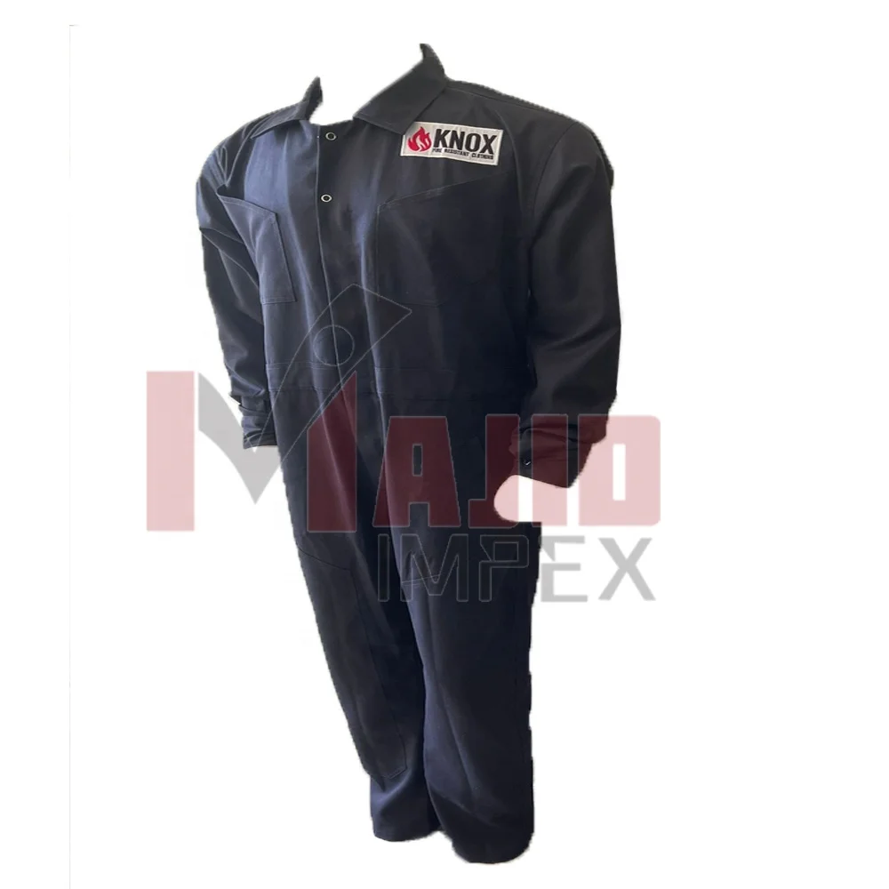 Wholesale fire retardant coverall suit in premium quality safety FR coverall available in custom colors