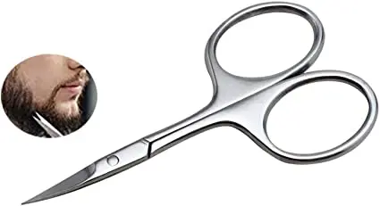 Customized Eyebrow Trimming Scissor for Eyebrows Shaping Stainless Steel Manicure Scissors with different colors