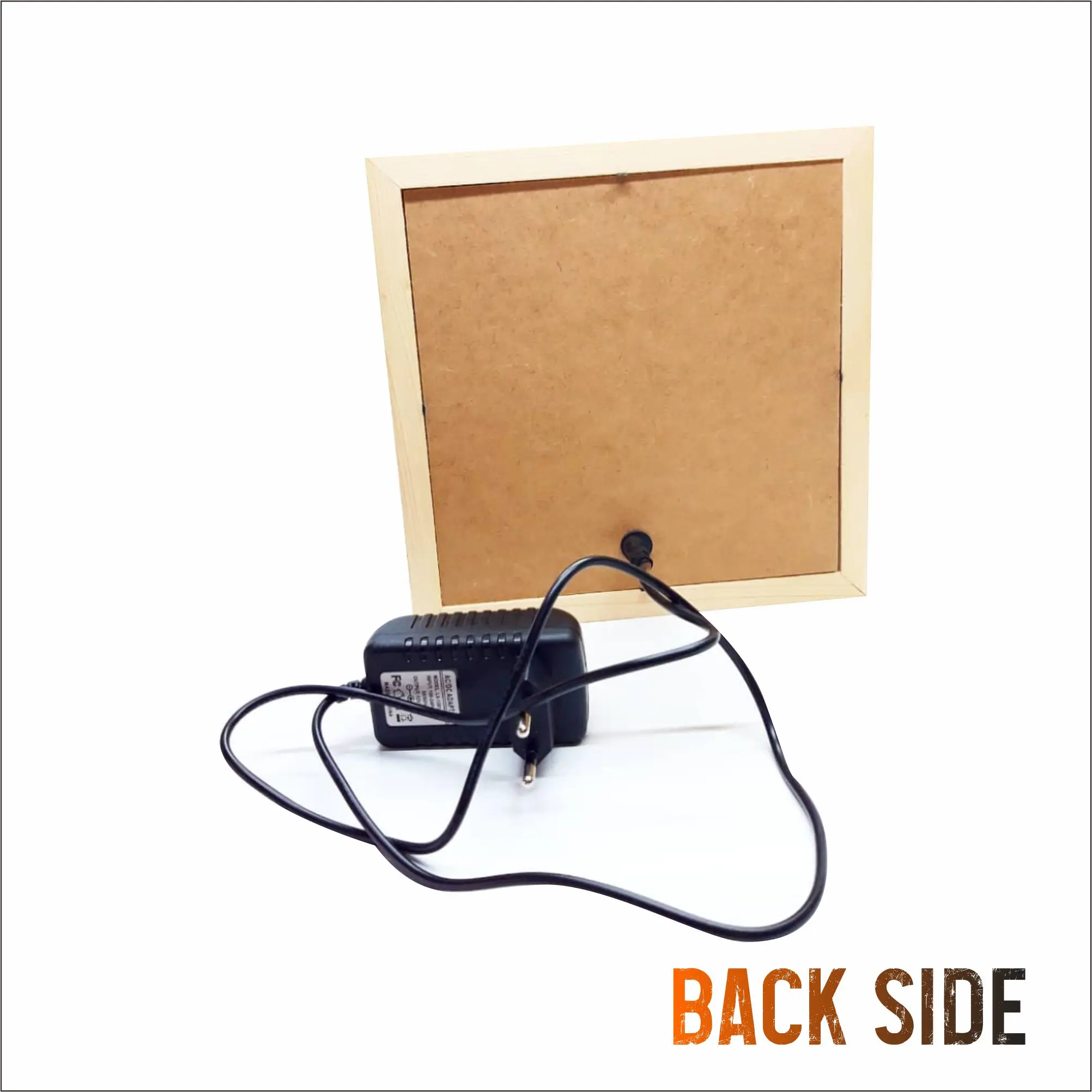 Wooden Display Shadow Box frame Custom with electric light lamp and acrylic picture design Handmade Craft musical instrument