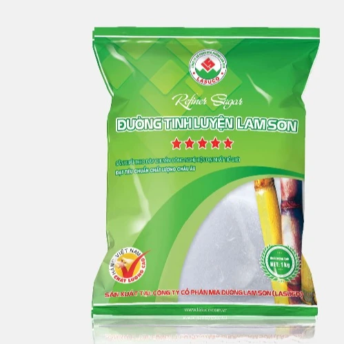 Hot Selling white sugar  premium refined 1kg bag in PE bag Manufacturer from Vietnam