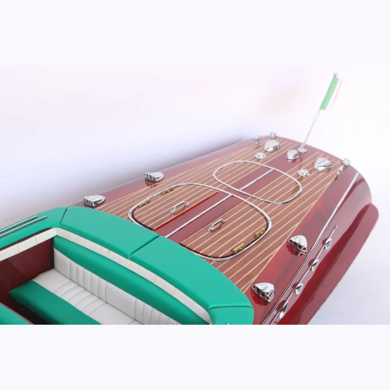 Gia Nhien Manufacturer Custom Design Riva Ariston (dark blue) WOODEN MODEL BOAT - HIGH QUALITY WOOD SHIP MODEL - HANDICRAFT