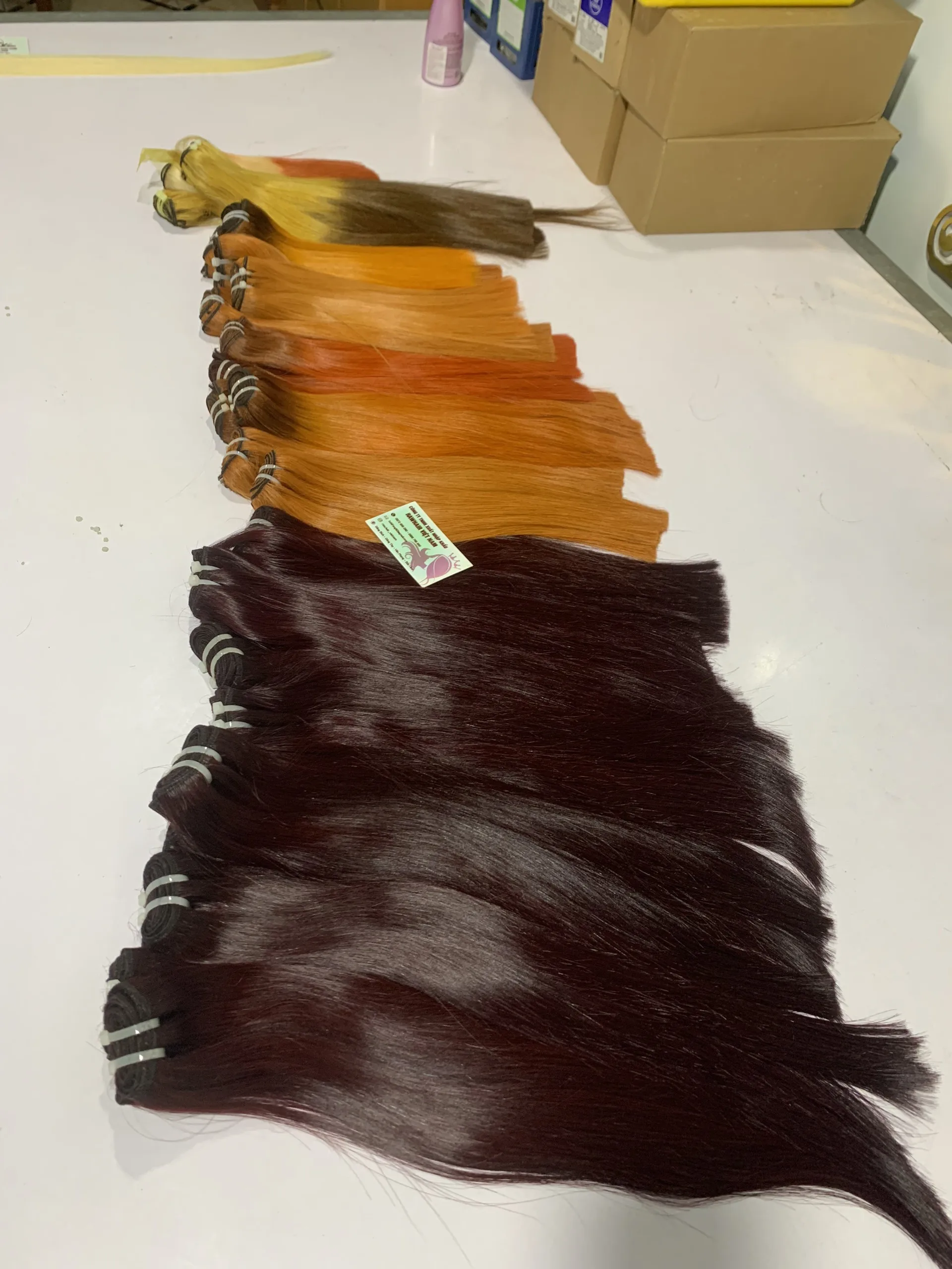 14 November Top Trending For Christmas Wholesale Vietnam Bone Straight Human Hair Extensions