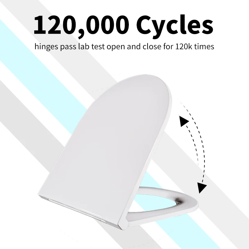 Family Adult And Kid Seat Toilet Soft Close White Quick Release PP Toilet Seat