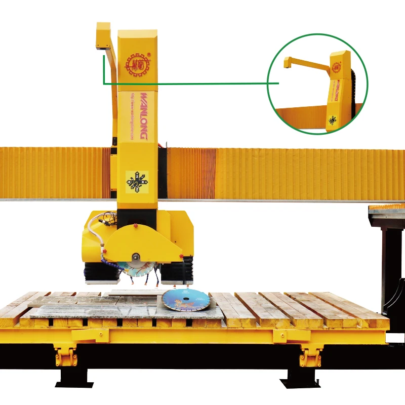 high precise 5 axis processing cnc bridge saw marble stone cutting machine