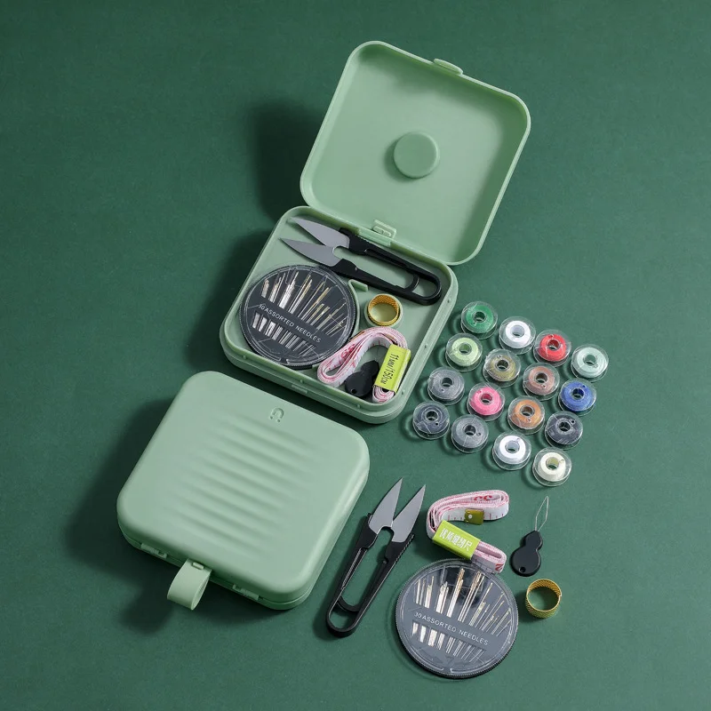 DIY Craft Hand Sewing Box Needlework Magnetic Portable Sewing Needle Box