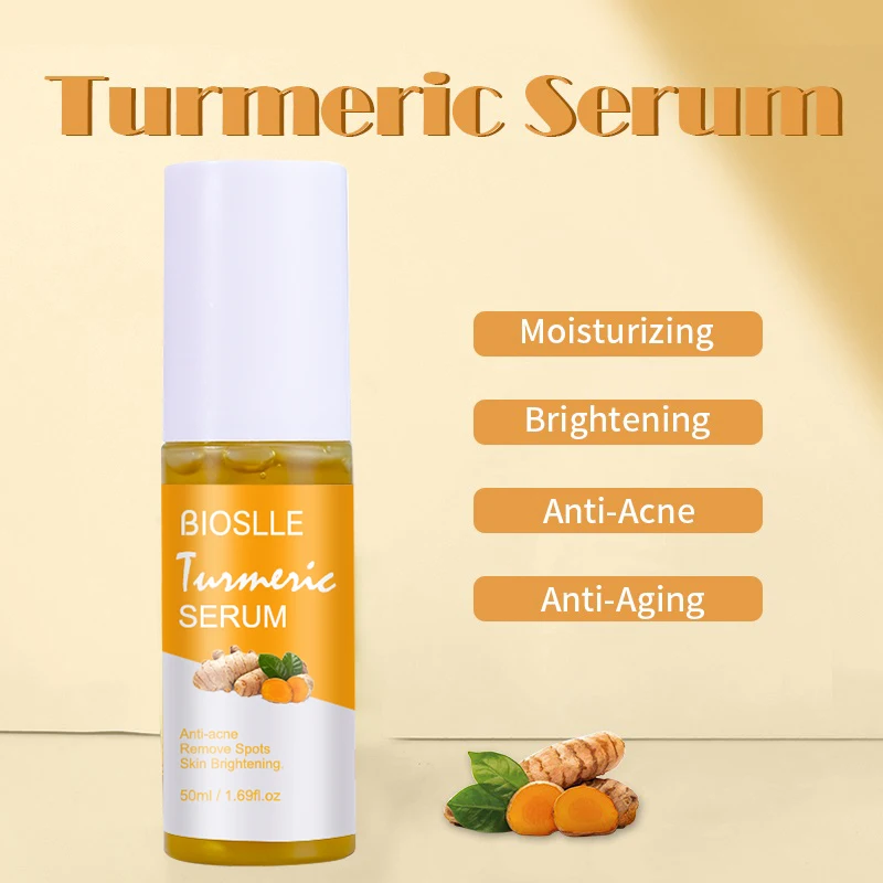 Private Label Ance Remove Dark Spots Herbal Turmeric Extract Skincare Vitamin C Facial Turmeric Serum