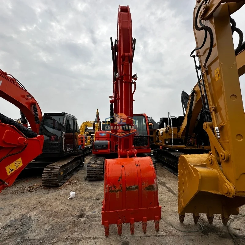Doosan DX 150 Used Excavator with 95% New Durable Construction Equipment Compactor Wheel Pump Motor Bearing Engine