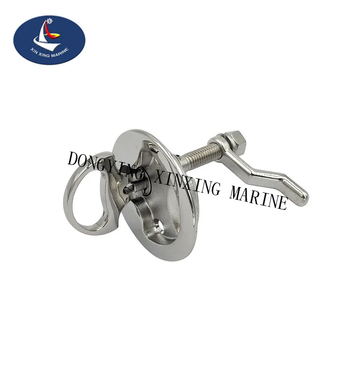stainless steel Flush Pull Hatch Slam Latch Lift Handle  Lock for RV Boats Doors Hardware