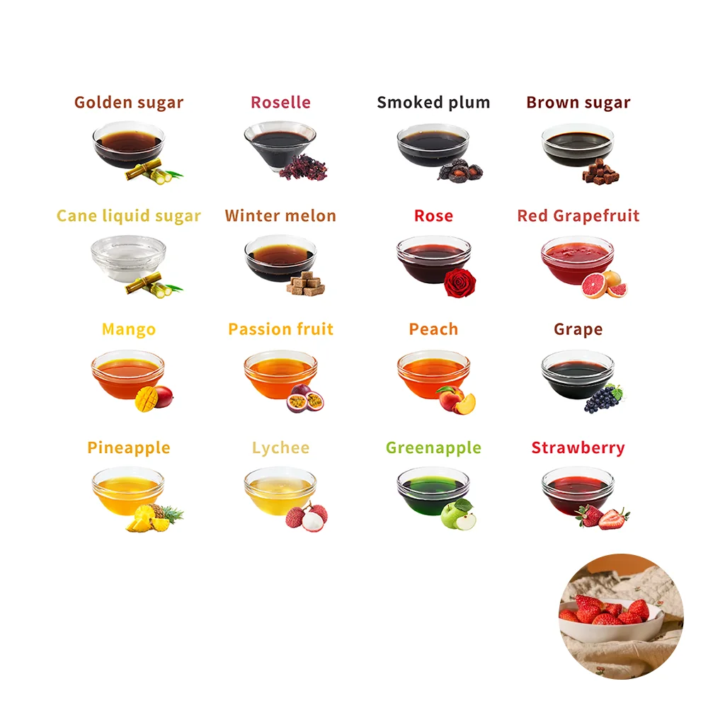 Тайваньский клубничный сироп с великолепным вкусом идеально подходит для чая со льдом