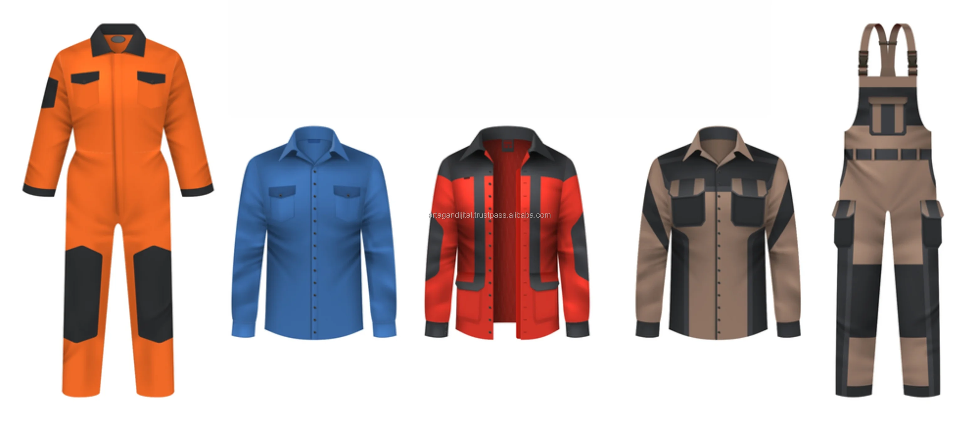 Pants Safety Factory Clothing Workers Uniform  Work Uniform Long Sleeve Wear-resistant Suits