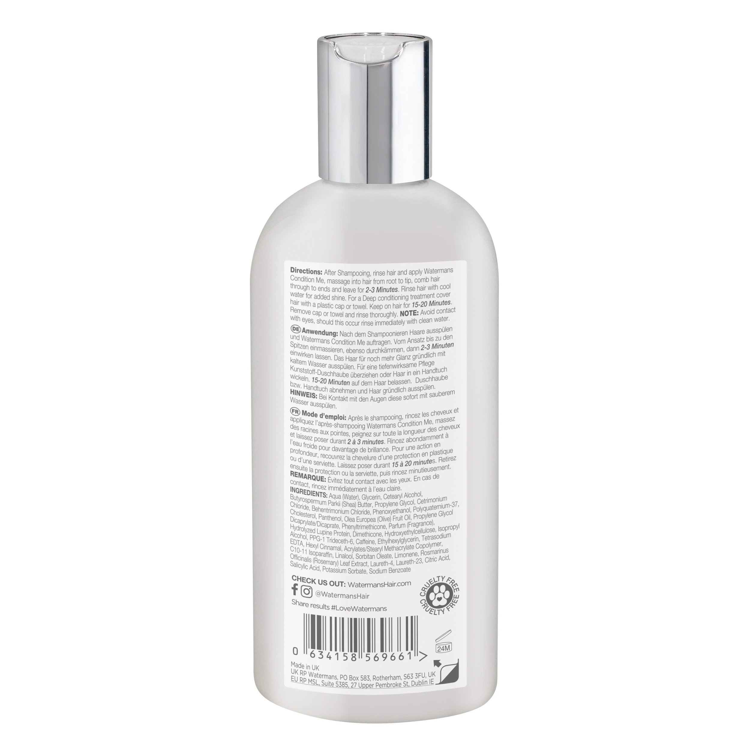 Hair Care Watermans Hair Conditioner 1125 Units Half Pallet Hair Regrowth Treatments Growth Products Shea Butter Argan Oil