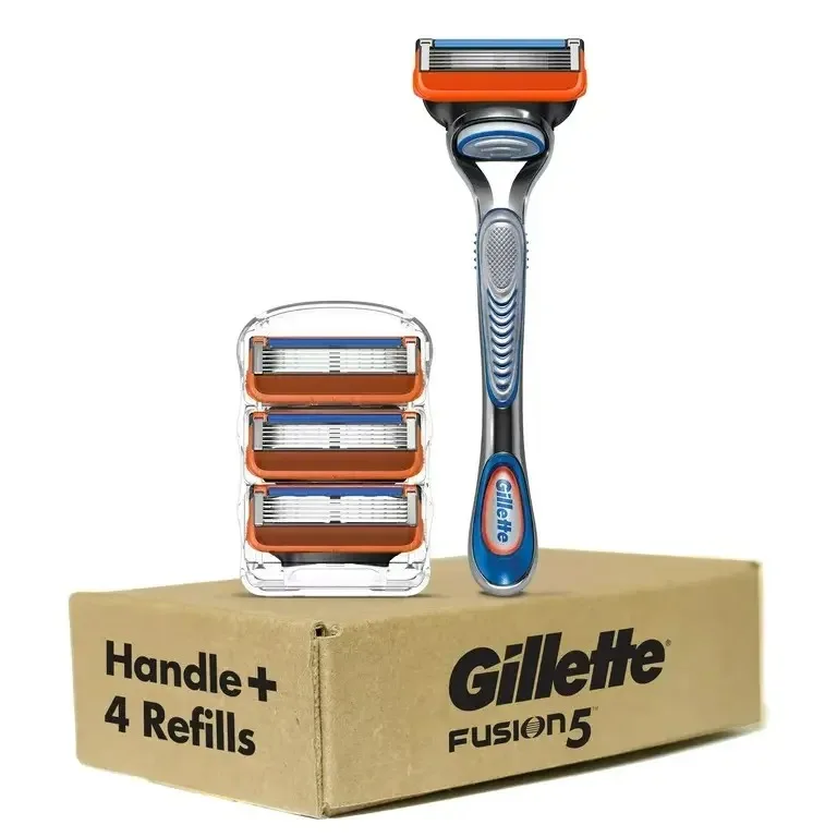 Gillette Fusion5 Мужская ручка бритвы и 4 лезвия заправки