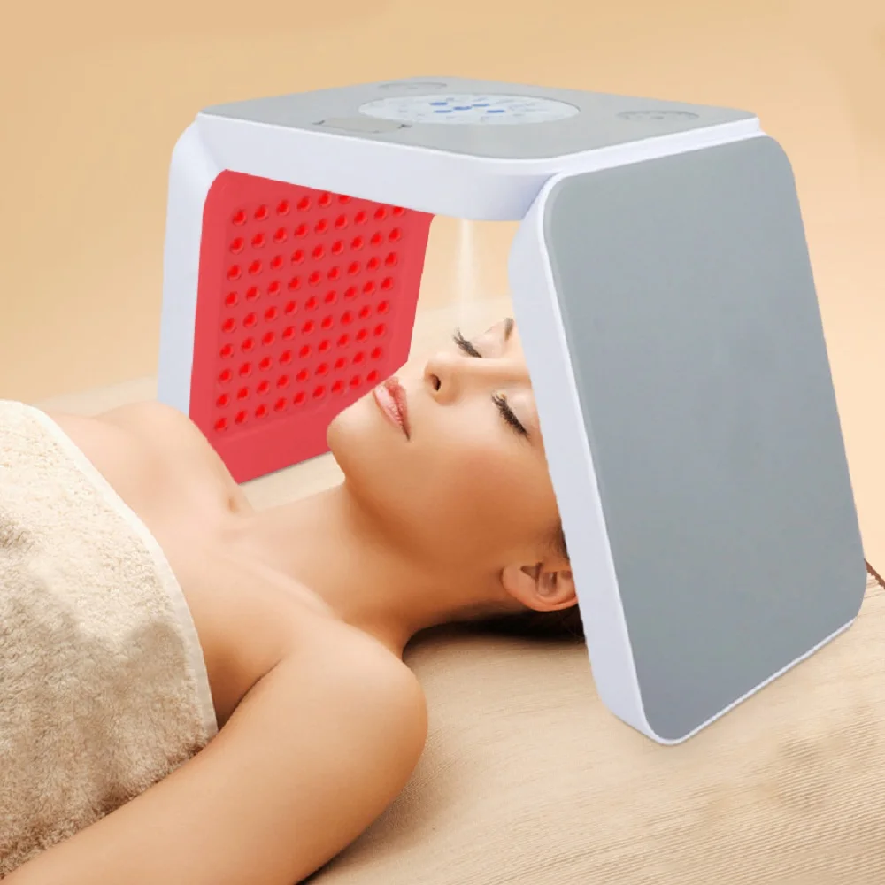 New Spray Spectrometers 7 Color LED Face Skin Lifting Tightening Hot Cold Spray Flexible Led Light Therapy Spectrometers