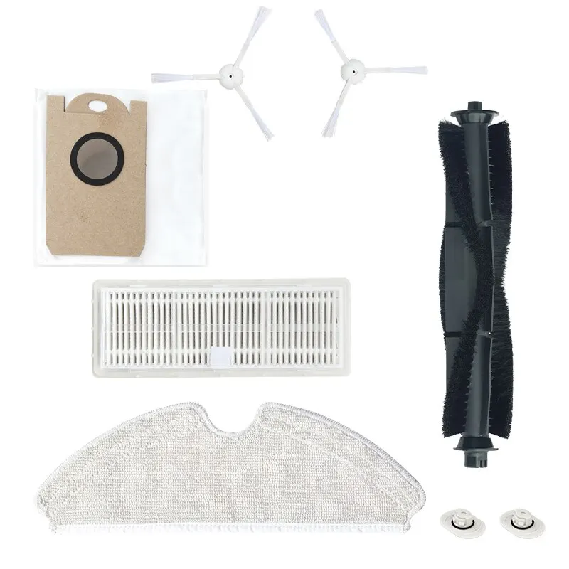 Robot Vacuum Cleaner Replacement Parts Accessories Filter Brush Mop Cloth Dust Bag for Lenovo T1 Pro LR1 PRO