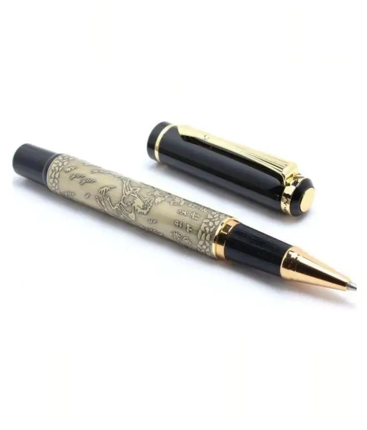 Roller ball Pen Stunning Luxury Pen Gold plated pen Premium Refillable Retractable stunning luxury gift for corporate present