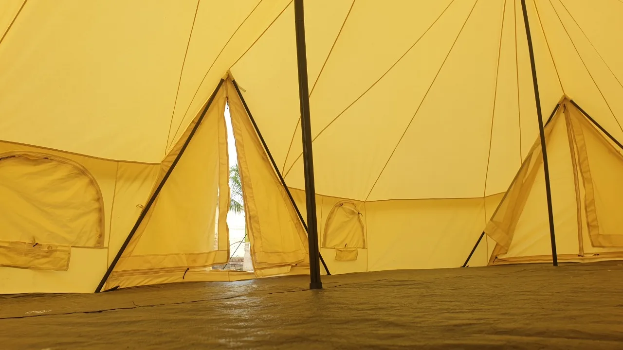 Heavy Duty Family House Emperor Tent 10 Man Double-Top Tent Large Luxury Outdoor Camping Tent