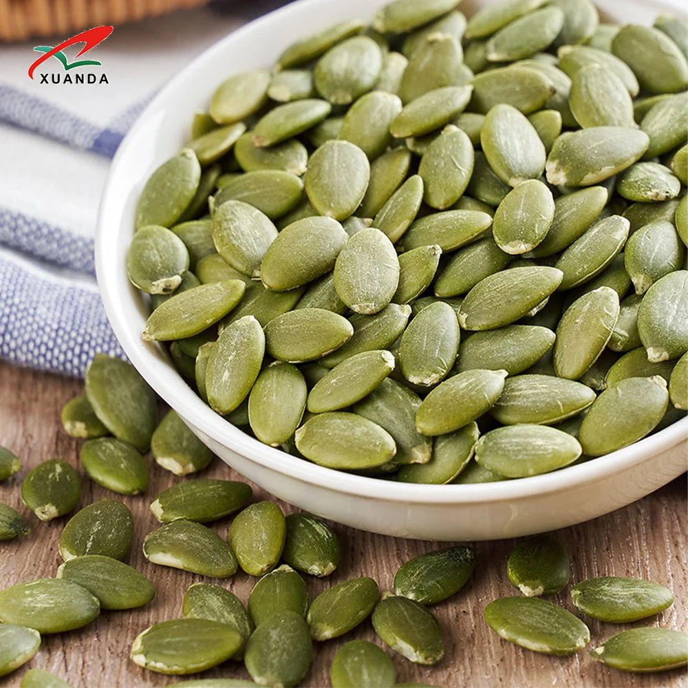 5 ton Low price Shine Skin Green Pumpkin Seed Kernels Low Price Chinese Factory Direct Raw Dried Food Snack Edible Ingredients