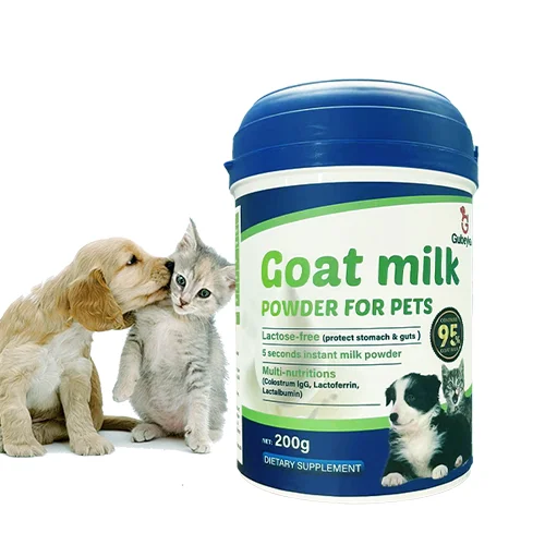 oem Pet Health Care Supplement to Replace Breast Milk Nutrition Goat Milk Powder for cats and dogs Immune System