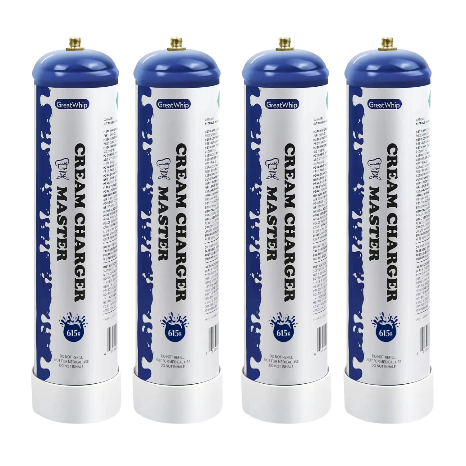 Best Performance Eco-friendly Modern Design Cream Deluxe Cream Chargers  / nitrous oxide whip cream chargers