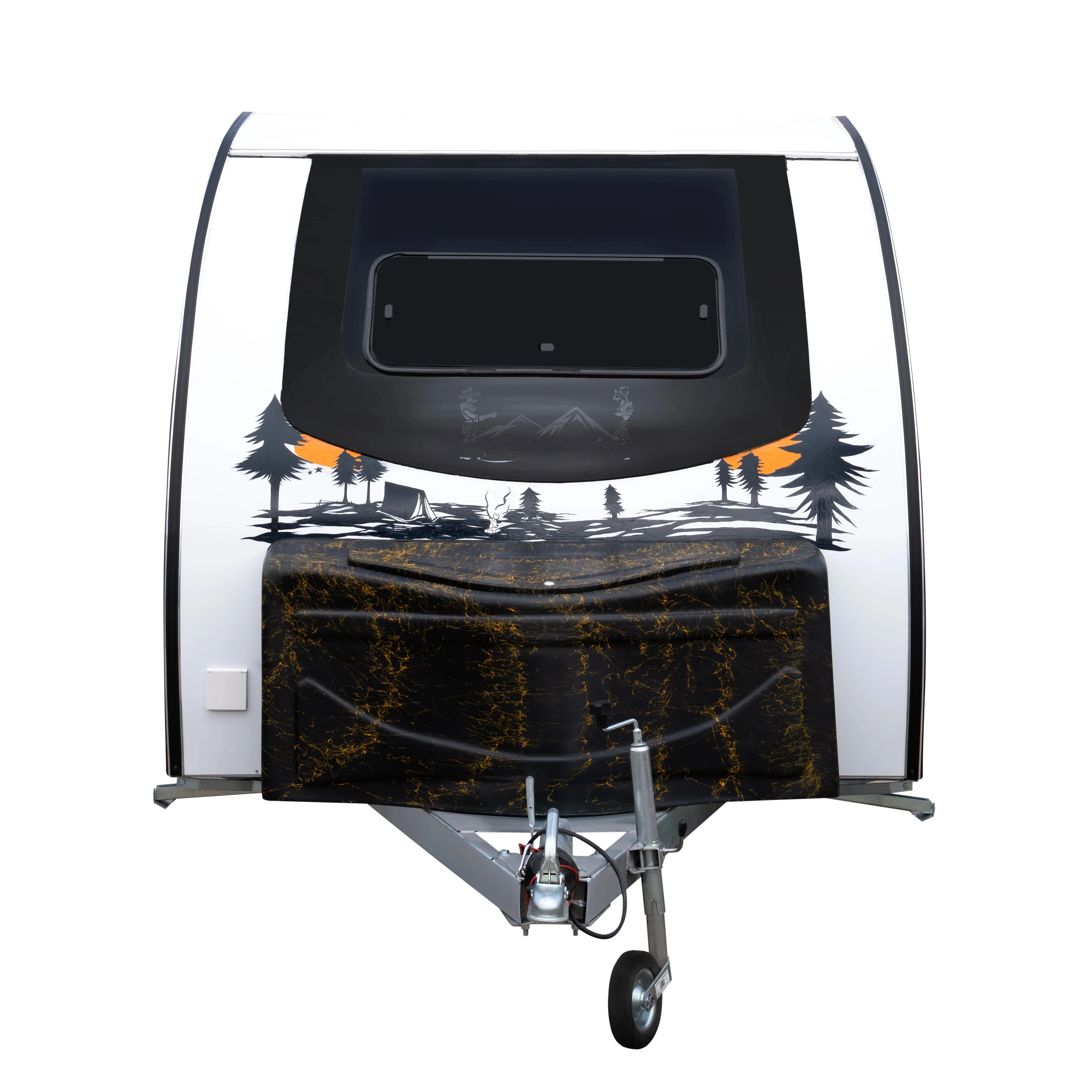 Indulge Luxury Premium 13ft Berth Huntment Caravan Premium Aluminium XPS Latest Style Truck RV Motorhome Camper Caravan Travel