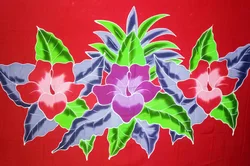 Women Beachwear Fashion Sexy Bali Hand Painted Sarongs Rayon Batik Full Handmade Tropical Flower Summer  Season