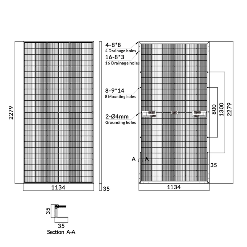 520w 525w 530w 535w 540w 545w 550w   monocristaline solar cell solar panel roof  micro onduleur solaire