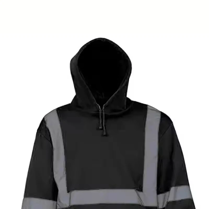 High Visibility Reflective Safety Clothing Hoodie High Quality Fabric Use Men Safety Work Wear Hoodie