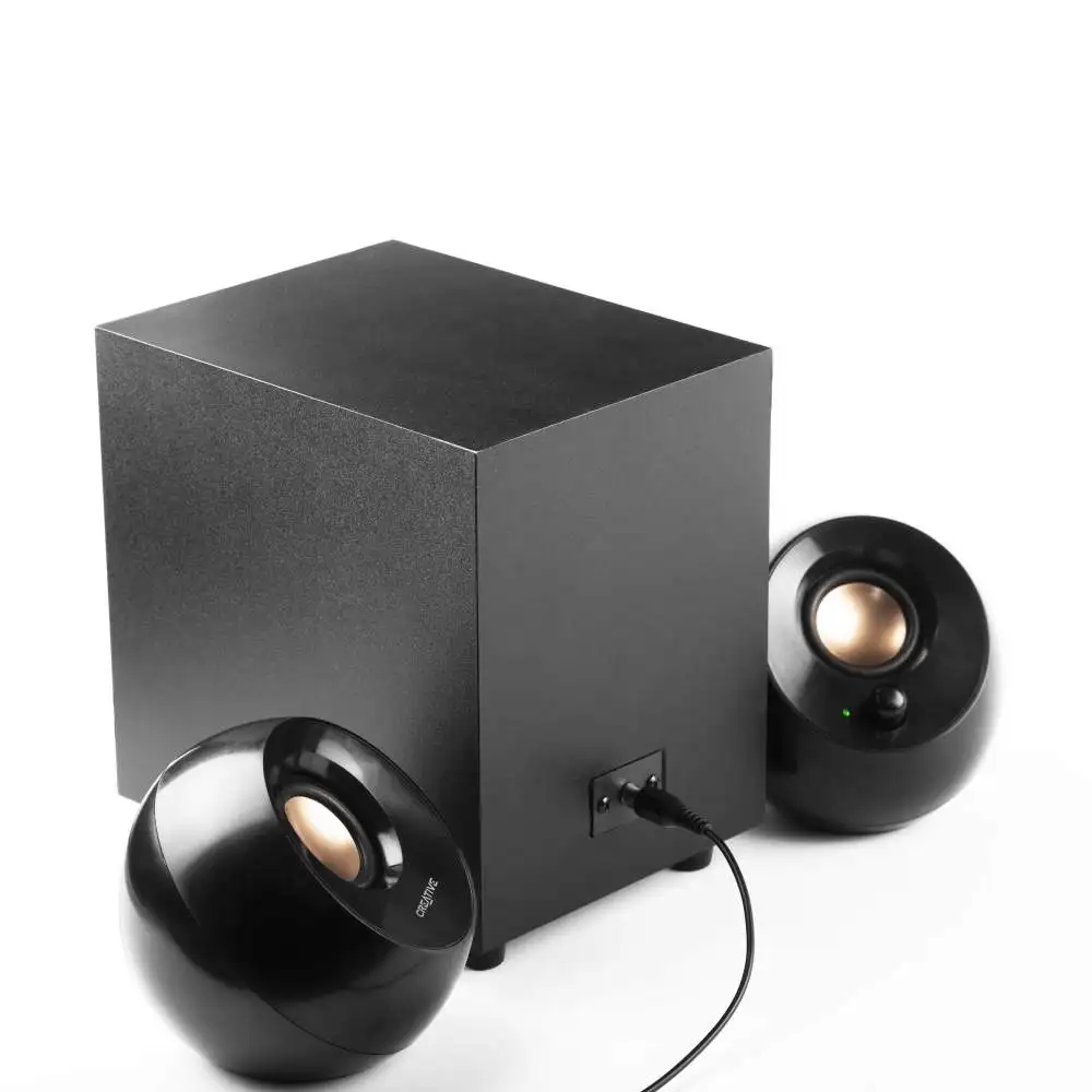 Creative Pebble Plus 2.1 USB Powered Down Firing Subwoofer and Far Field Drivers PCs and Laptops Desktop Speakers