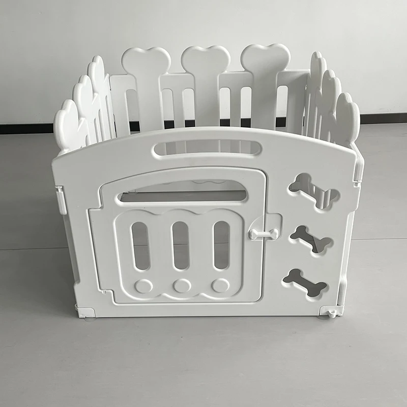 Hot sale new manufactuer plastic portable foldable outdoor pet playpen dog cat yard kennel used fencing for dogs
