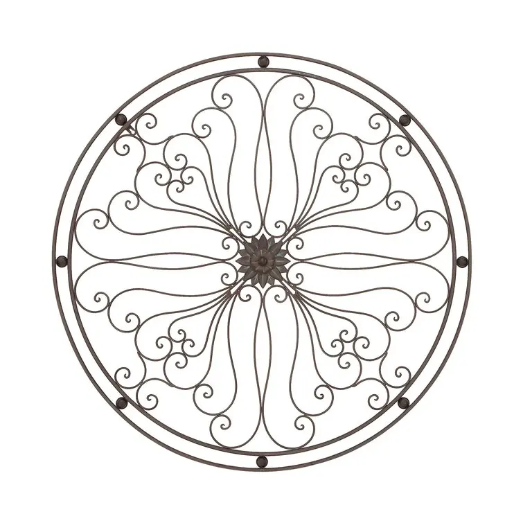 Modern Art Deco Metal Wall Decor round Interior Home Decor in Bulk Wholesale Prices for Sale