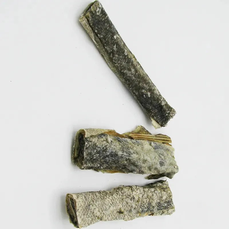 Приготовленные во Вьетнаме собачьи закуски из рыбьей кожи и твист-корм для домашних животных басы лосося кожа рыбы/мшр Кевин 84 968311314